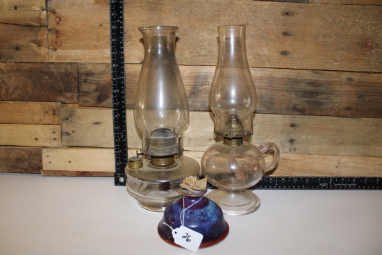 Oil Lamp Lot