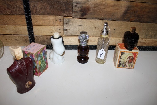 Vintage House Men Northwoods HIS Cologne, Avon Decanters