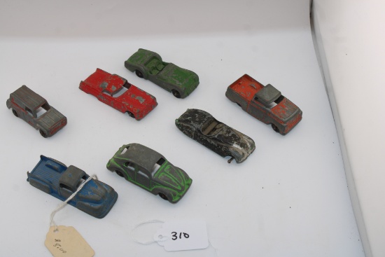 7 Vintage Tootsie Panel Cars/Trucks, Volkswagen