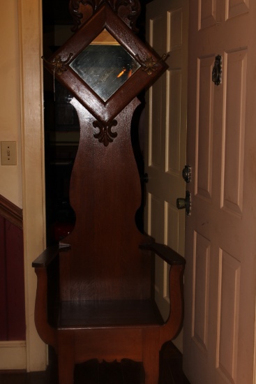 Antique Hall Tree, no manufacturer