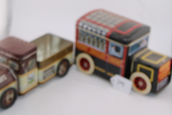 Vintage Hershey Tin Trucks