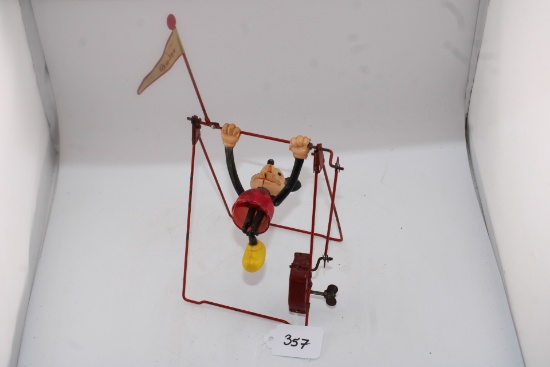 Linemar Wind-Up Gym-Toys Acrobat Mickey Mouse