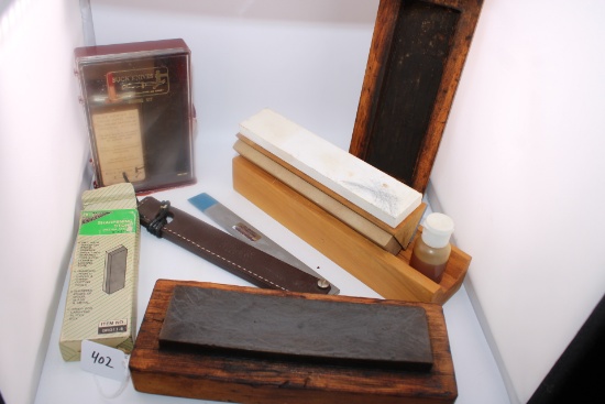 Knife Sharpening Block, Honing Kit,