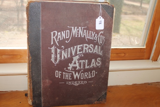 1896 Rand McNally & Co Universal Atlas of the world