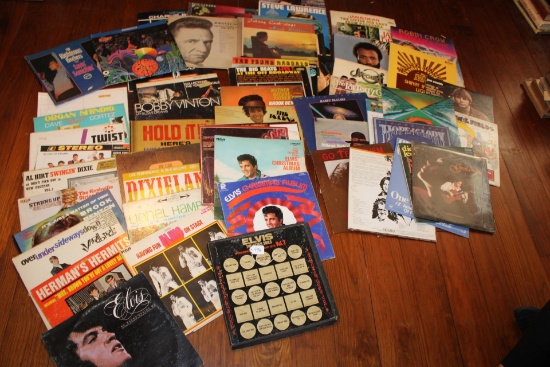 Vintage Vinyl Records including Elvis