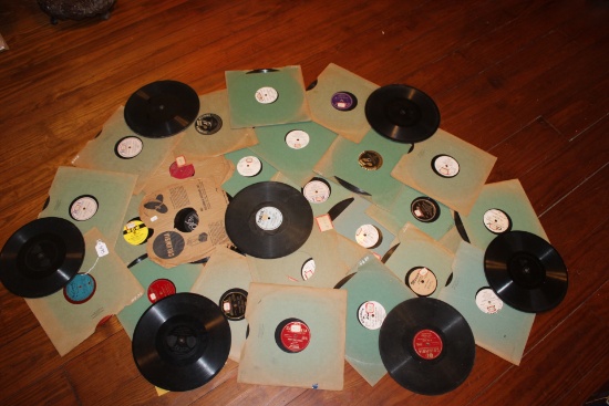 Vintage 78 Vinyl Records and Edison Disc Phonographs
