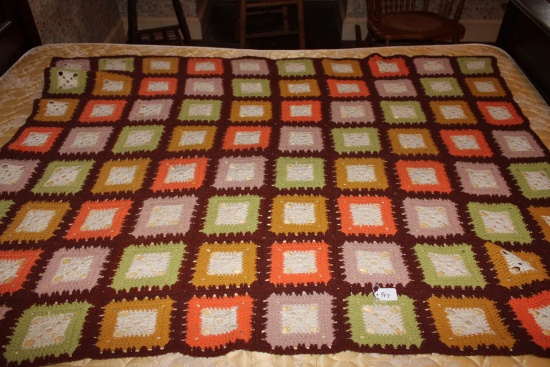Vintage Crochet Throw Blankets