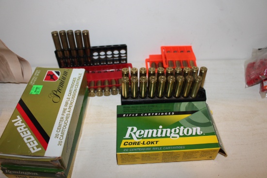 7 mm Live and spent rounds