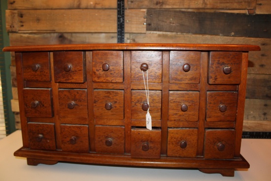 Early Apothecary 18 Drawer Cabinet