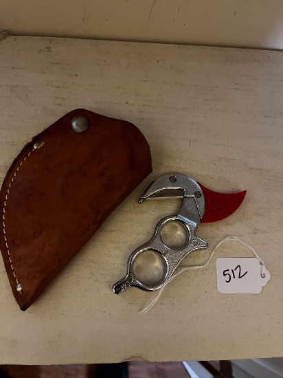 Vintage WK Wyoming Skinning knife and sheath