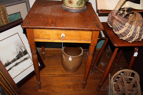 Antique Walnut Side Table