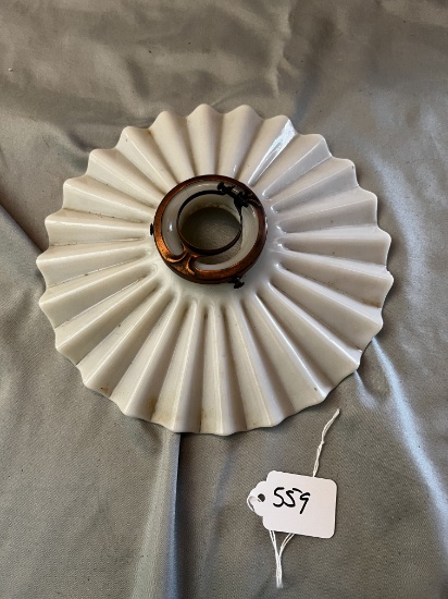 Vintage Milk Glass Shade