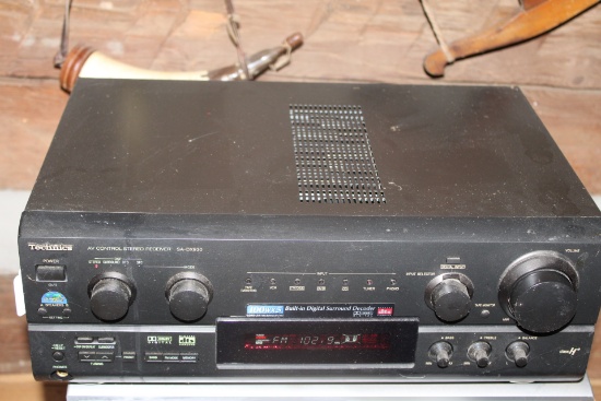 Technics AV Control Stereo SADX390 and RCA Speakers. Works