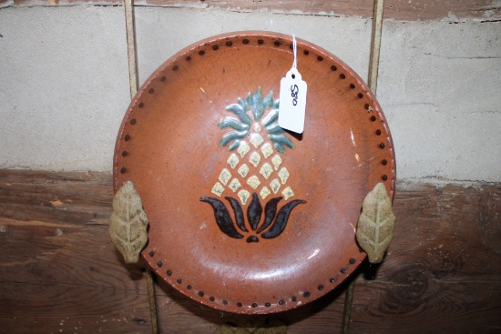 Small Turtlecreek Lead Glaze Plate