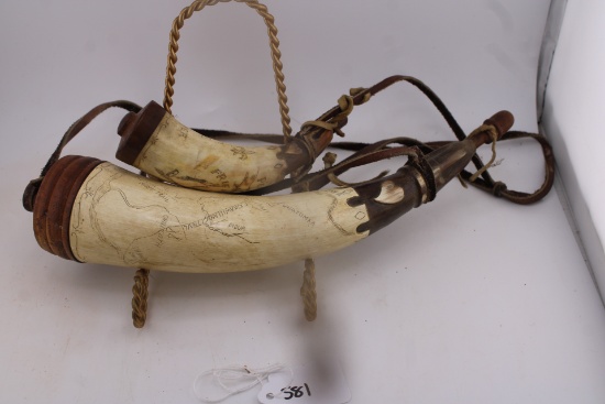 Vintage Powder & Primer Horn