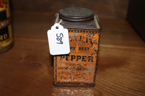 Stevens Very Best Peppers Tin Canister