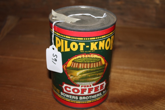 Sealed Pilot Knob Coffee canister