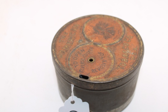 American Tobacco Tin Canister