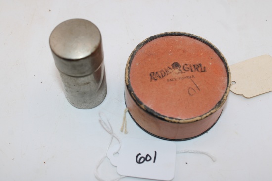 1840 JB double Cap Williams Shaving Stick, Unopened radio Girl Face Powder
