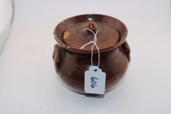 Jugtown Ware Glazed Pot With Lid, Wayne Howell Mini Pitcher