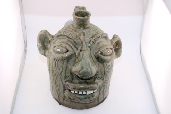 Marvin Bailey Southern Folk Art Face Jug
