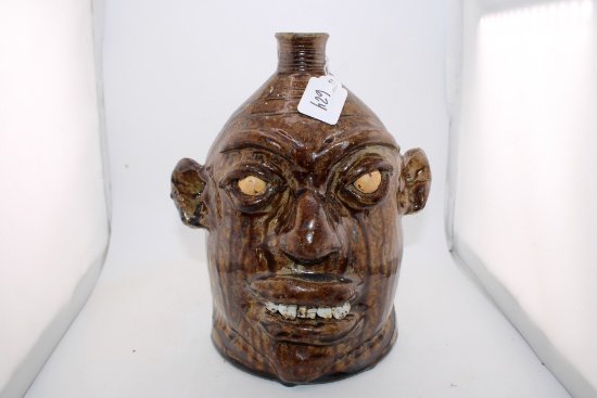Marvin Bailey Southern Folk Art Face Jug