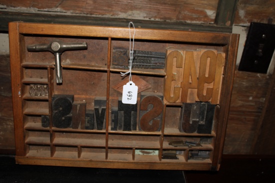 Tray with Antique