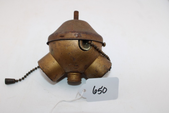 Antique Double chained Light Fixture