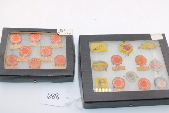 Antique Tobacco Tin Tags
