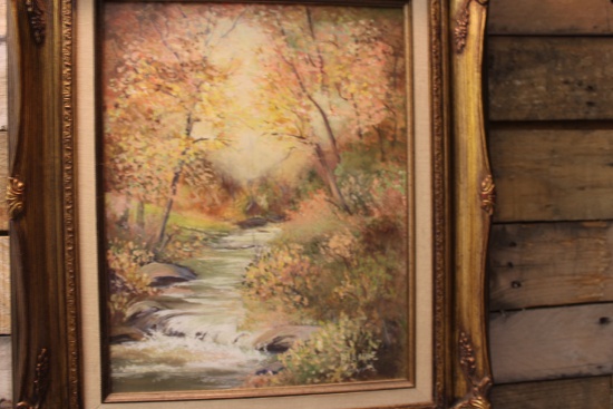 Signed Original Acrylic "Autumn" by Dianne Byrd