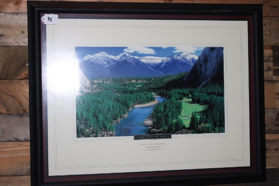 The Spirit of Golf Framed Print