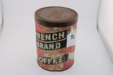 French Brand Coffee Tin Can