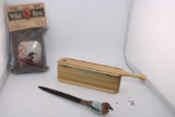 BDC Call Signed Turkey Call #1 2007, Vintage Wooden  Duck Letter Opener, Singing Pines Wild Rice