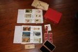 Vintage Postcards in albums, Cross Refills, Chronicle 20th Century,
