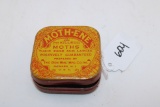 Moth-Ene Tin container