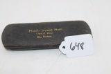 Antique Pince-nez Round Lady's Eyeglasses with Original Case Late 1800's