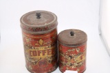 Vintage Coffee & Tea Tin Canister