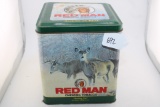 Redman Chewing Tobacco Tin Can