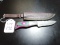 Drop Point Damascus Hunting Knife with Sheath