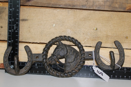 Cast Iron Horse Shoe Key Holder