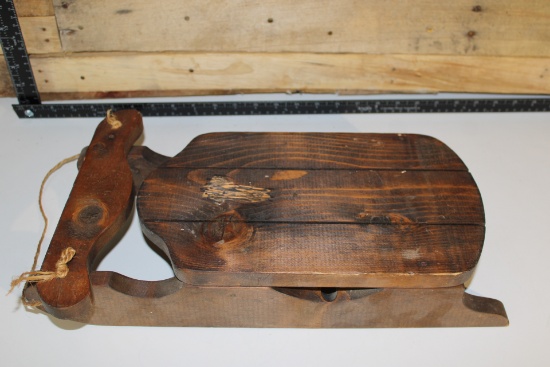Small Wood Hanging Sleigh