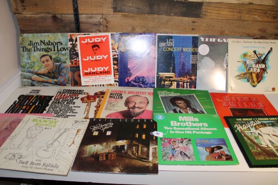 Large Lot of Vinyl Records.