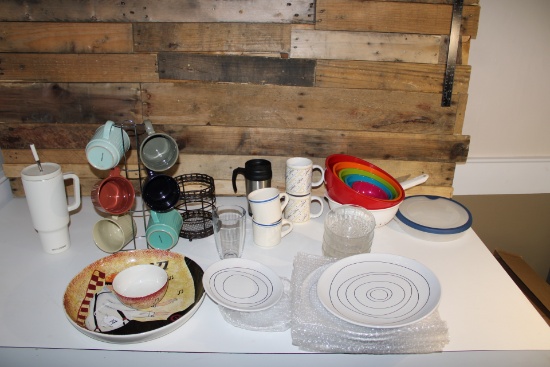 Assorted Kitchen Glass ware