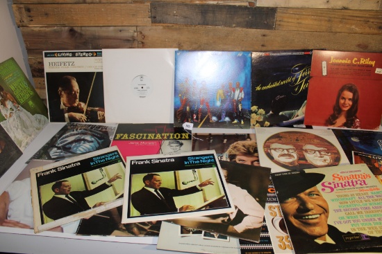 Large Lot of Vinyl Records.