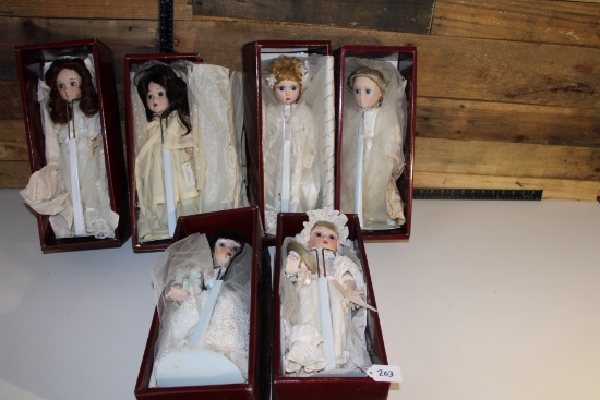 Six Brides of America Dolls