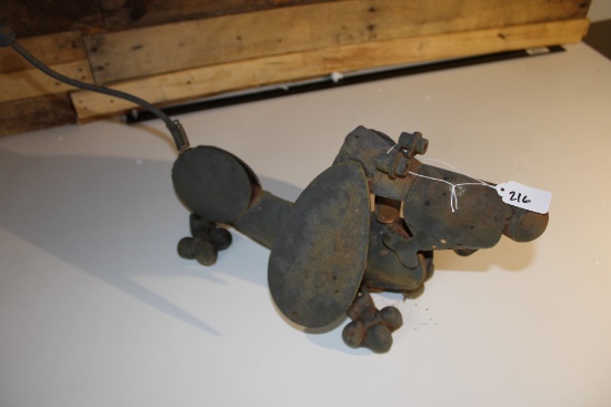 Metal Dog Statue