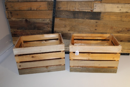 Pair of Wood Crates