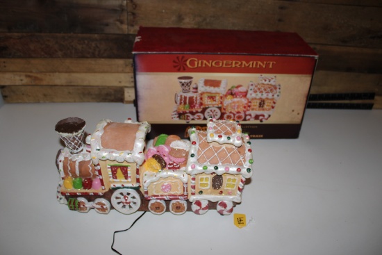 Gingermint Gingerbread Train.