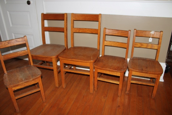 Wooden Childrens Chairs