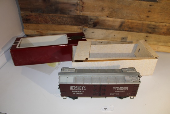 Delton Locomotive Hersheys Reefer Car.